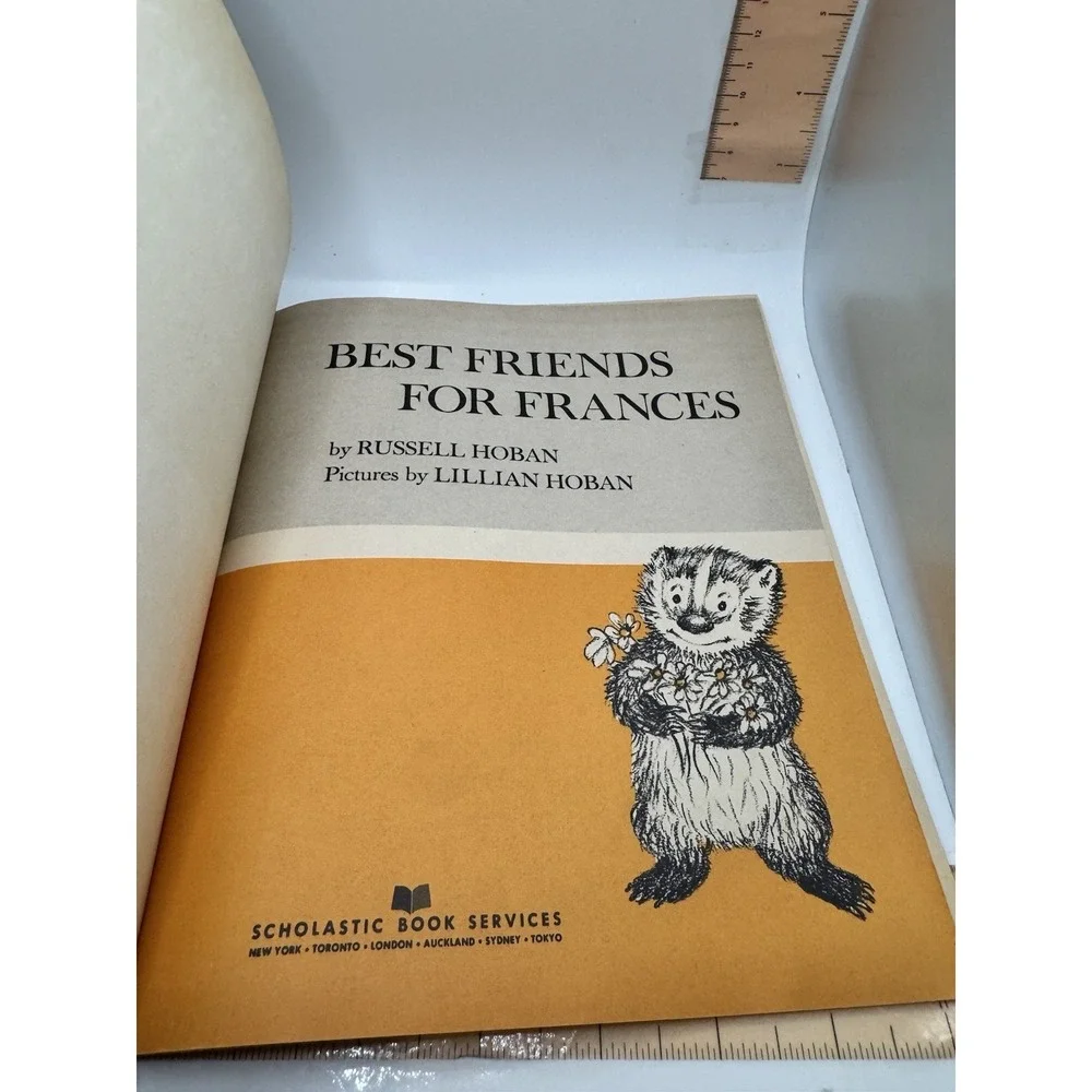 Best Friends for Frances By Russell Hoban - 1969 Scholastic Book PB - VG